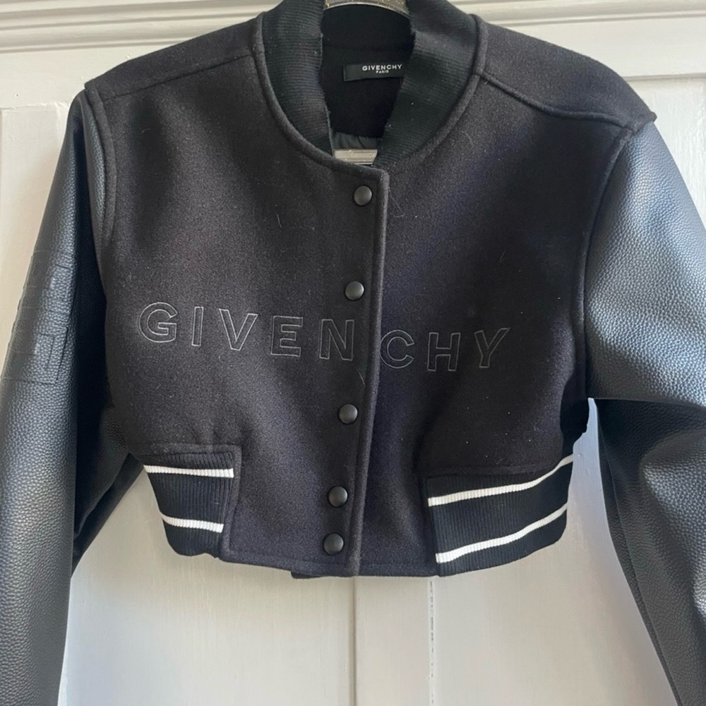 Givenchy Women's Cropped Varsity Jacket